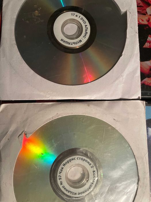 видео диски DVD с фильмами б.у. недорого