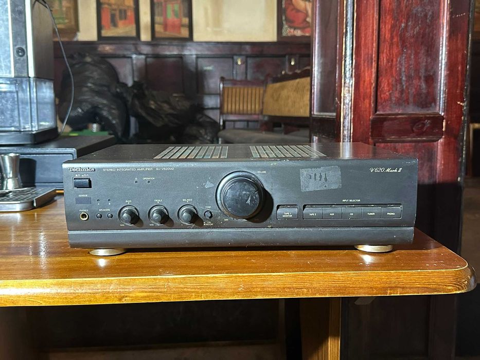 Kultowy Wzmacniacz TECHNICS SU-V620 Mark II (Made in Japan) + Długi Kabel RCA
