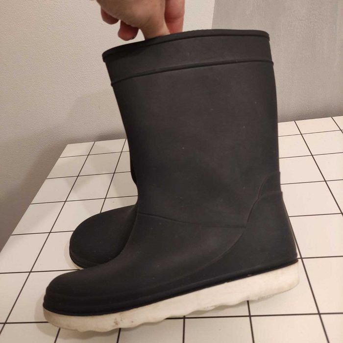Kalosze Tribord czarne 19cm rozmiar 29/30 Rubber boots Galoshes