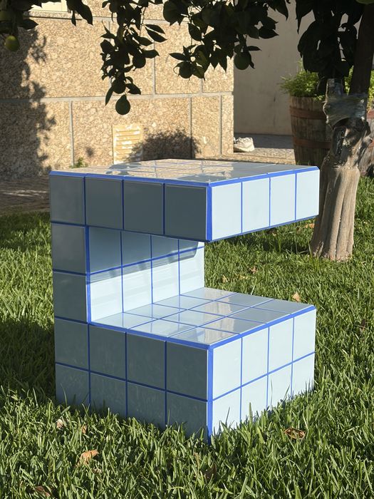 Mesa de centro em azulejo - fazemos personalizada