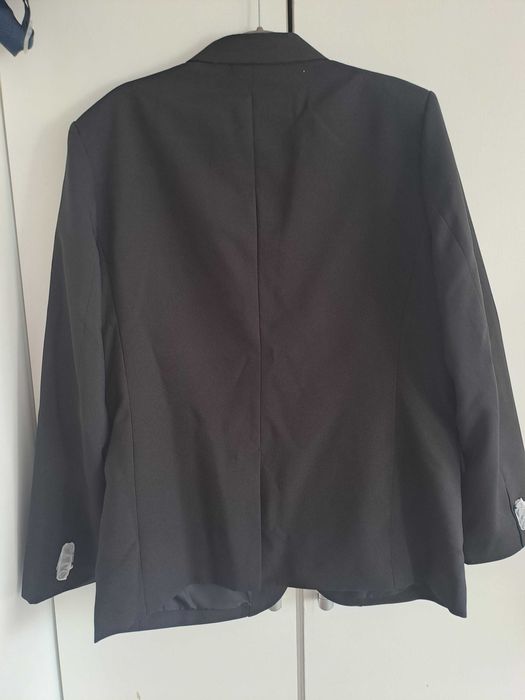 Marynarka męska czarna slim fit