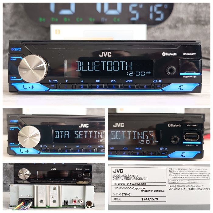 Процесорний JVC kd-bt /Bluetooth