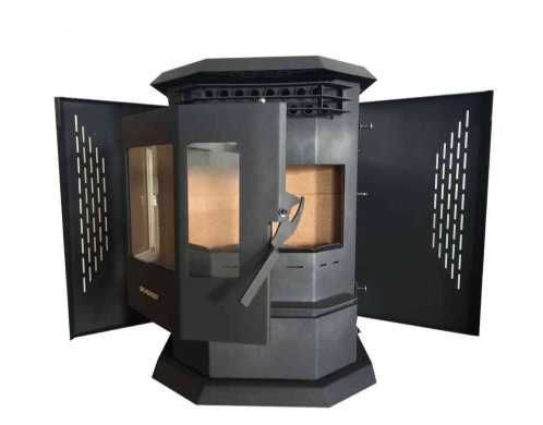 Piec piecyk kominek na pelet pellet 9 KW Schenger APP WIFI