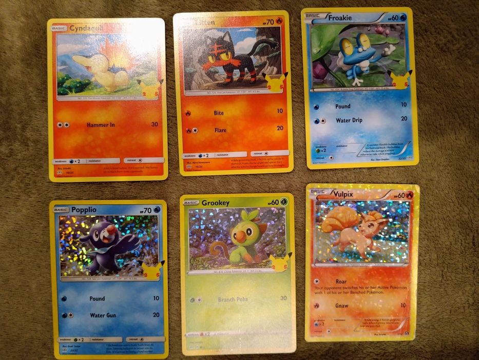 Karty Pokemon z Mc Donald