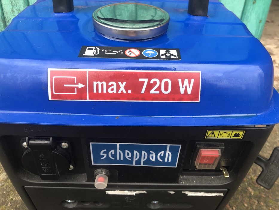 Генератор Германия для дома и котла Scheppach SG950 650 вт