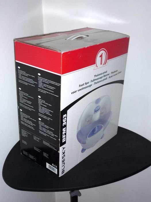 Hidromassagem para Pés / Talassoterapia, Bluesky BFM 363 – Novo com Caixa e Manual