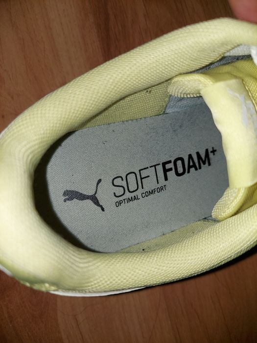 Żółto białe buty Puma