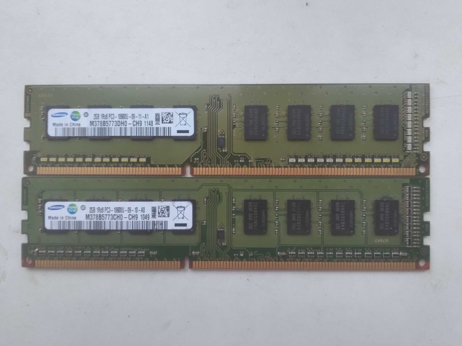 Модули памяти для ПК DDR, DDR2, DDR3