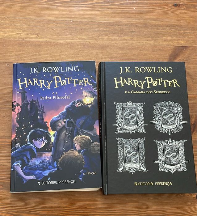 Livro Harry Potter e a Câmara Dos Segredos e a Pedra Filosofal