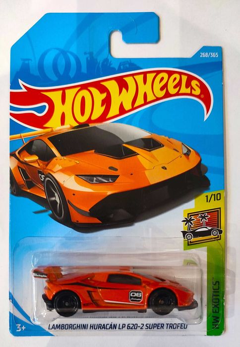 Hot Wheels - Lamborghini Huracán LP 620-2 / 2018 DŁUGA KARTA Long NOWY