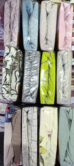 Простирадло на резинці TM VILUTA. 100% COTTON. Ранфорс.