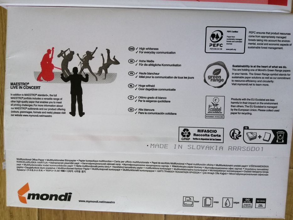 Папір А4 Маестро стандарт +