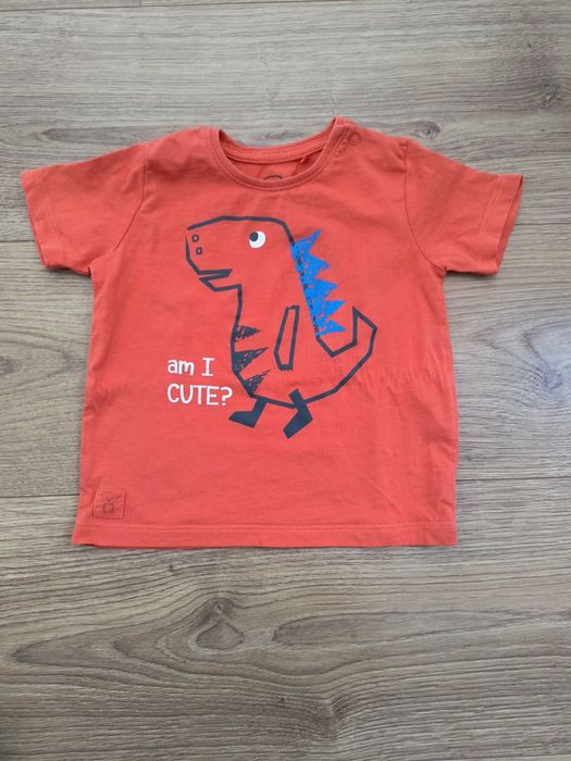 Niemowlęcy t-shirt marki Cool Club rozmiar 74 cm