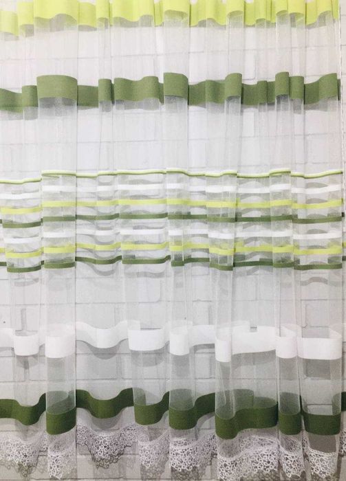 Короткий тюль готовий на тасьмі