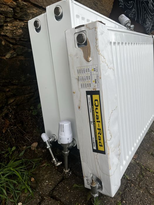 Radiadores para aquecimento central.