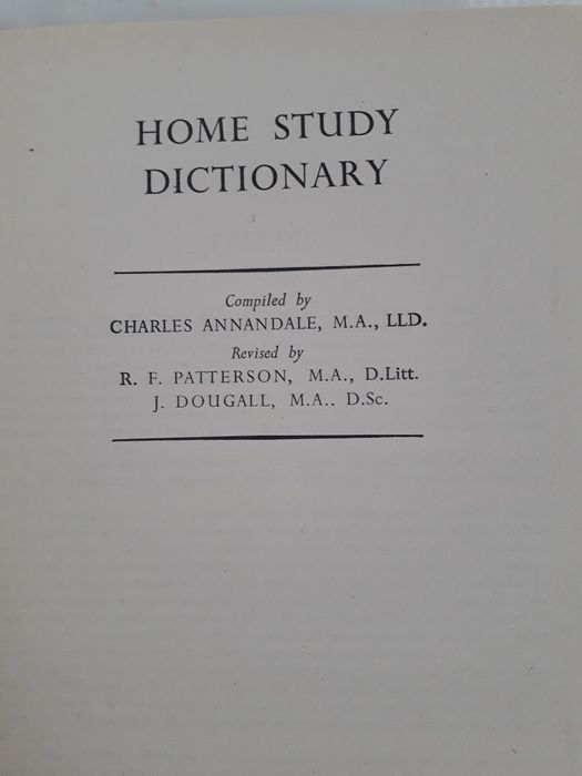 Home study dictionary