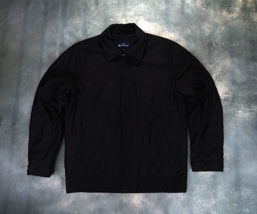 Ben Sherman London - Czarna Kurtka Męska Rozmiar M • Stan Idealny