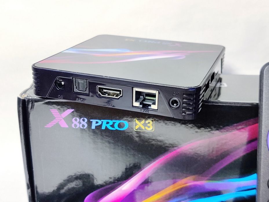 TV BOX X88pro X3 Amlogic S905X3 4/32Гб Vontar Ugoos Smart