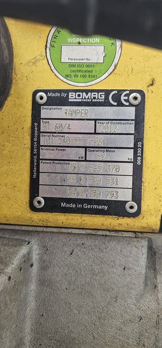 Skoczek dynapac ammmann bomag z Niemiec