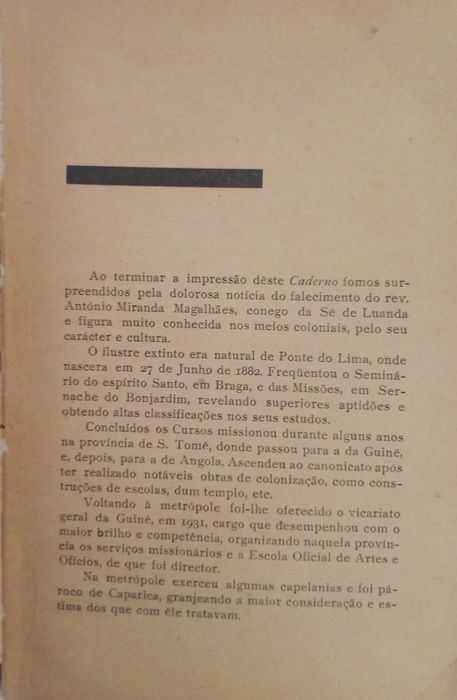 A Alma Negra - Cadernos Coloniais