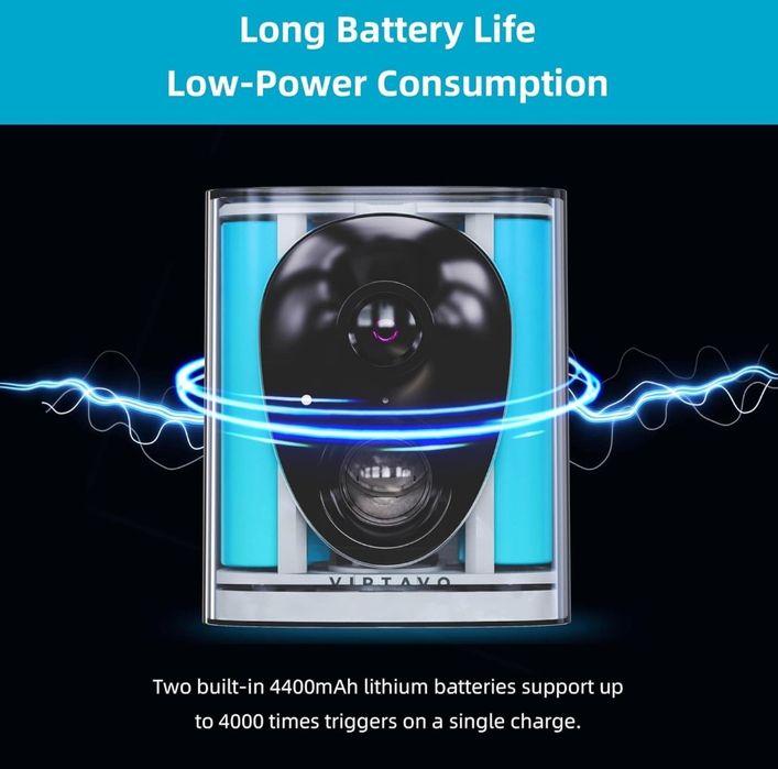 Virtavo Bezprzewodowa kamera bezpieczeństwa zewnętrzna