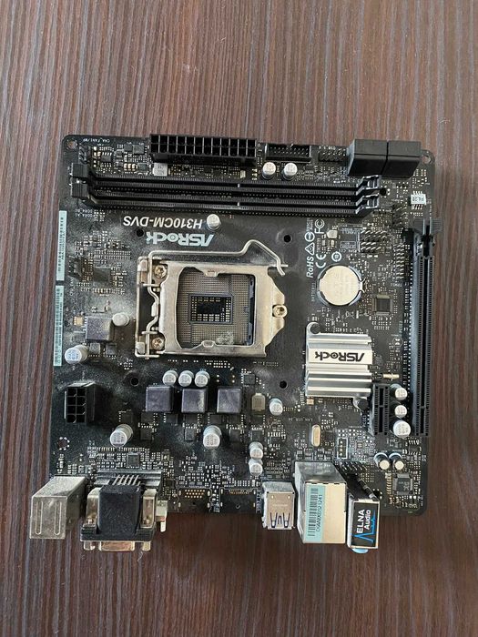 Материнська плата Asrock H310CM-DVS під відновлення