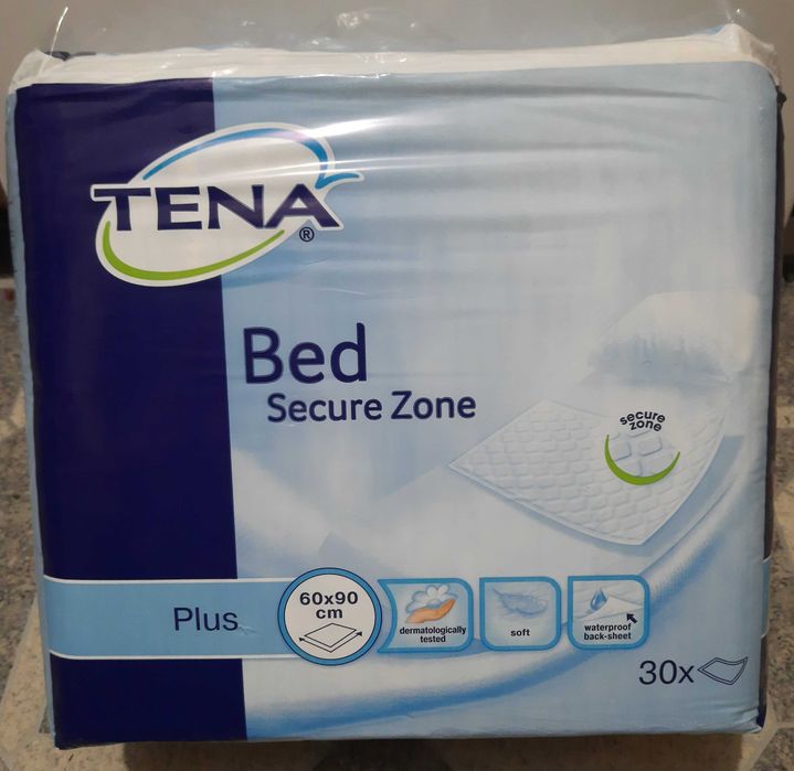 Пелюшки Tena Bed Underpad Normal, Secure Zone Plus