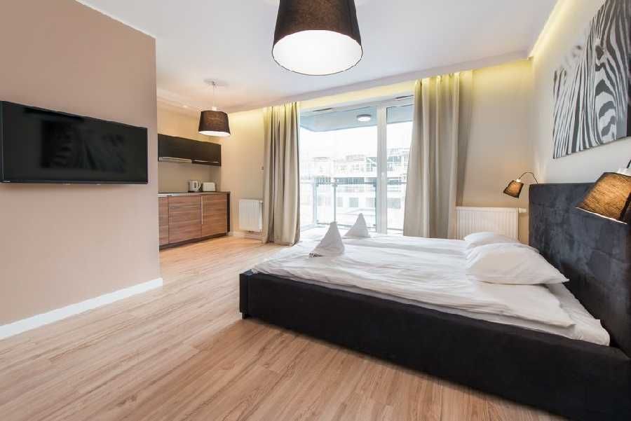 Apartament w centrum - 24m2 ogród BALKON, CHMIELNA PARK