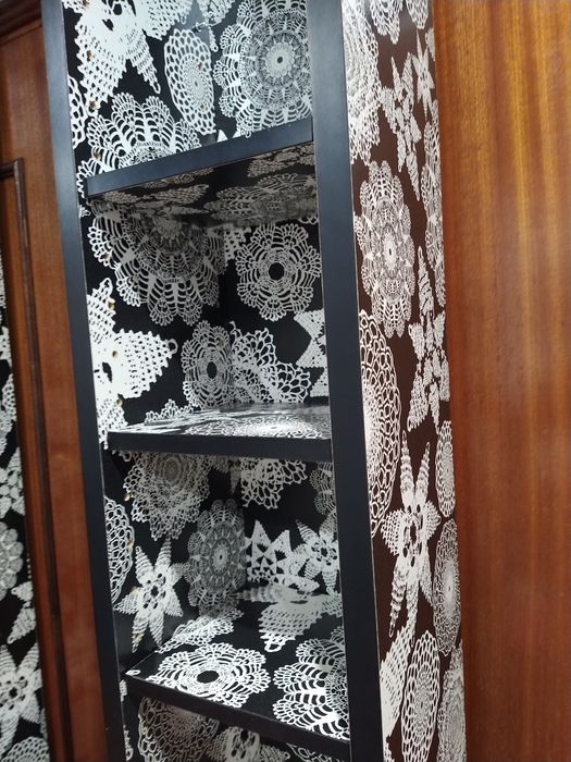 Prateleira estante torre decorativa casa quarto apartamento vivenda.