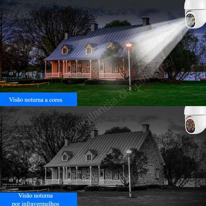 Câmara Exterior ‼️ FullHD ‼️ 5MP ‼️ Zoom Digital 5x ‼️ Visão Noturna