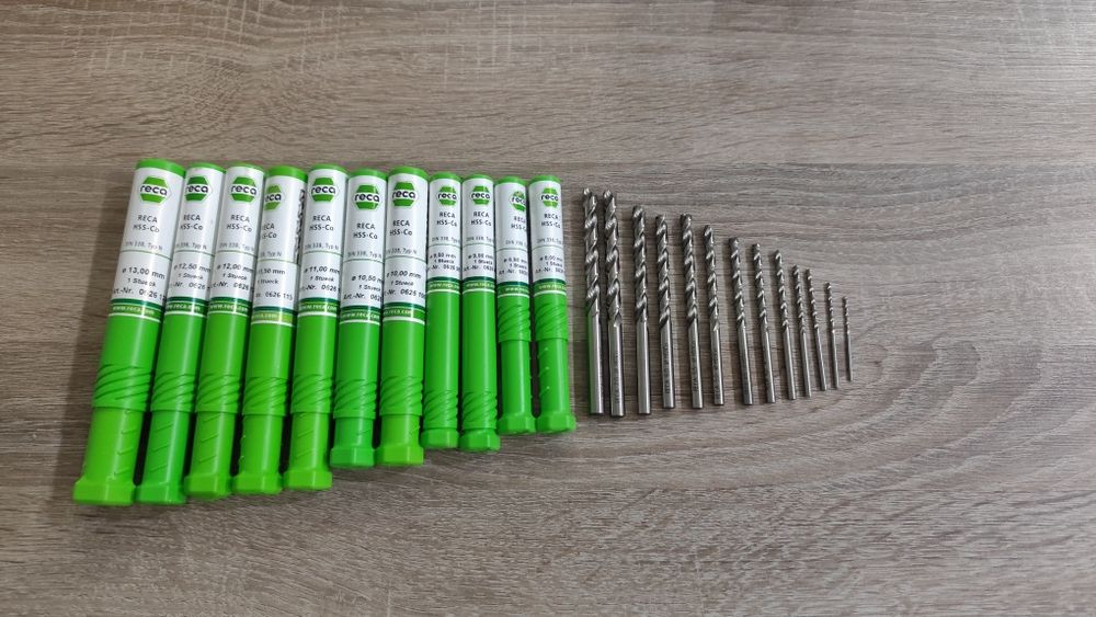 Zestaw wierteł kobaltowych reca