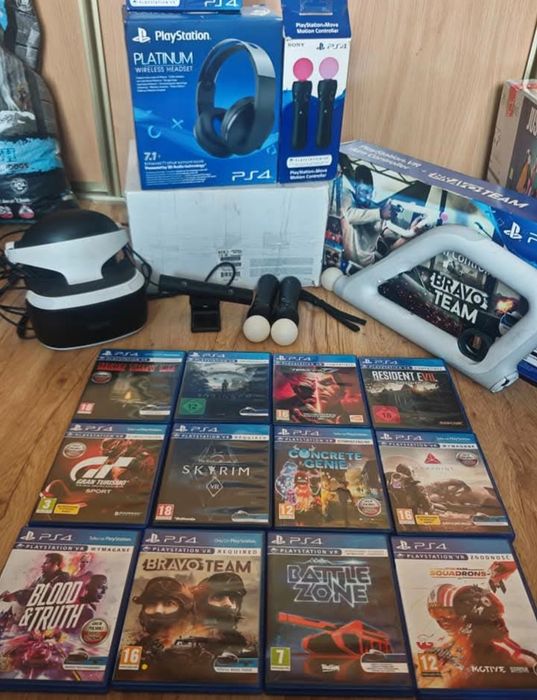 Google vr Sony PlayStation 4 ps4 Move Aim Gry Gwarancja Zamiana xbox