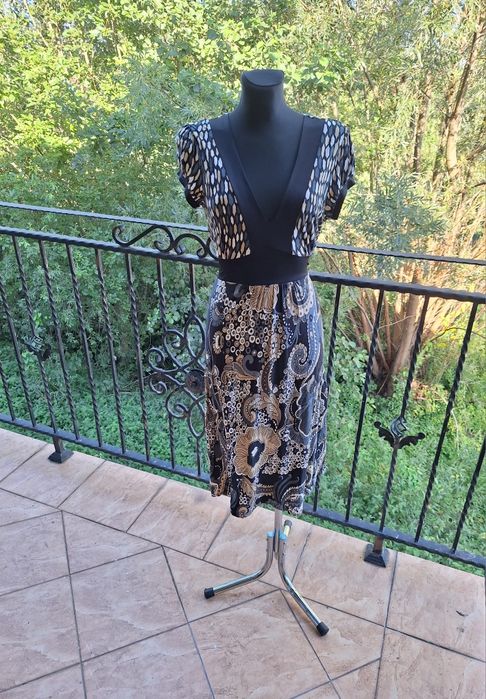 Sukienka midi 95 % wiskoza marka Oli rozmiar M/L