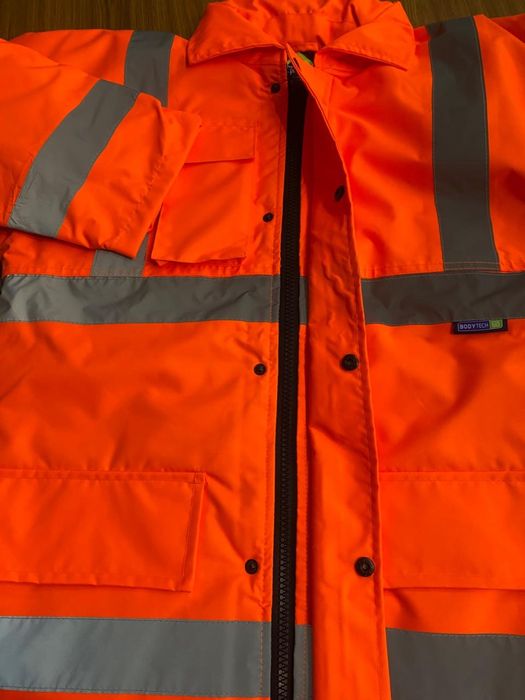 Тепла, водостійка, світловідражаюча робоча куртка
