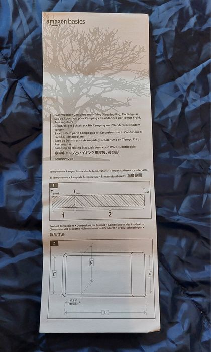 Saco cama amazon basics