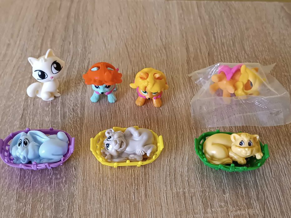 Figurki z Kinder niespodzianki, Sponge Bob, zwierzątka, Kung Fu Panda
