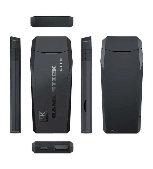 Ігрова приставка Game Stick Lite 4K HD 64 ГБ ретро консоль 2 джойстика