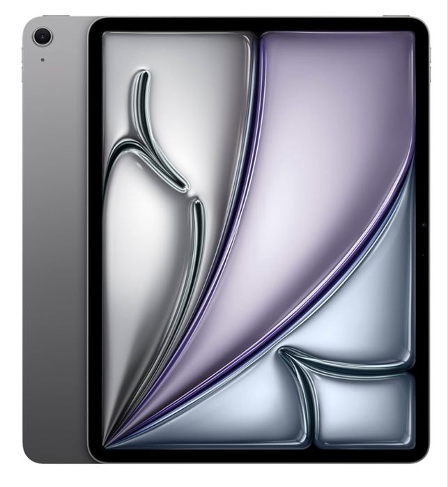 Apple iPad Air 13 дюймів (M4): рідкий дисплей Retina, 256 ГБ, 12-мегапіксельна фронтальна та задня камери, Wi-Fi 7 з чіпом Apple N1 – колір сірий