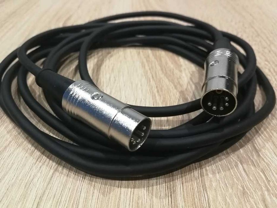 Kabel DIN5 REAN Din-5 Pin przewód audio do magnetofonu ekranowany 1m