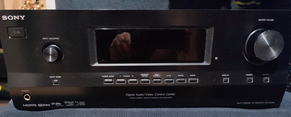 Zestaw amplituner SONY STR-DH500, pilot, 2 kolumny