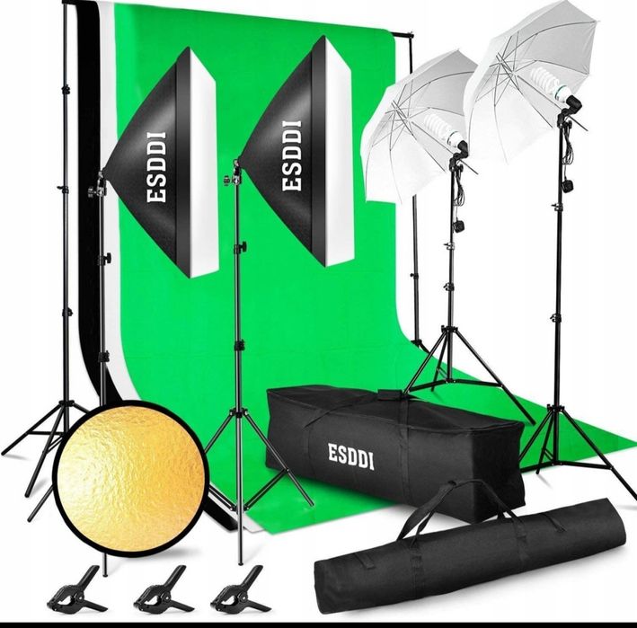 Zestaw oświetleniowy SOFTBOX ESDDI PS-055 nowy cały zestaw