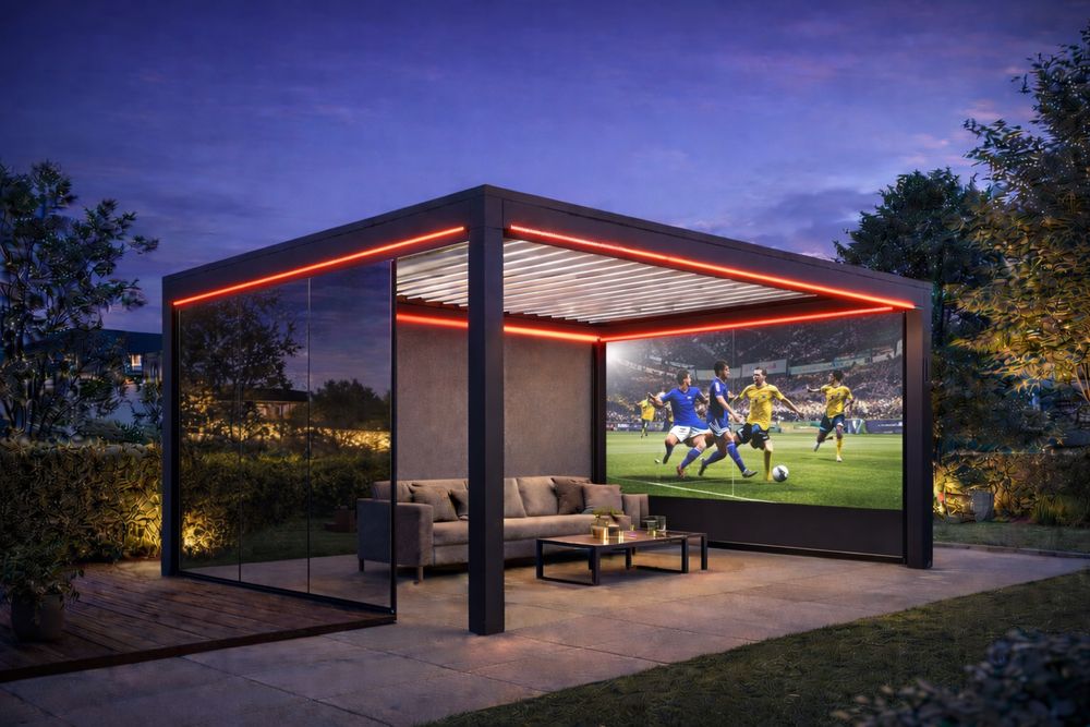 Pergola Aluminiowa Na Wymiar Dach Lamelowy Cala Polsk