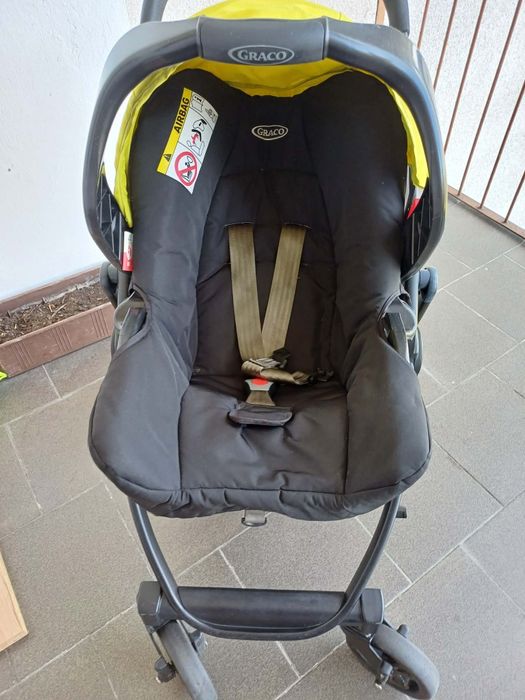 wózek Graco Evo, kolor limonkowy gratis oslonki