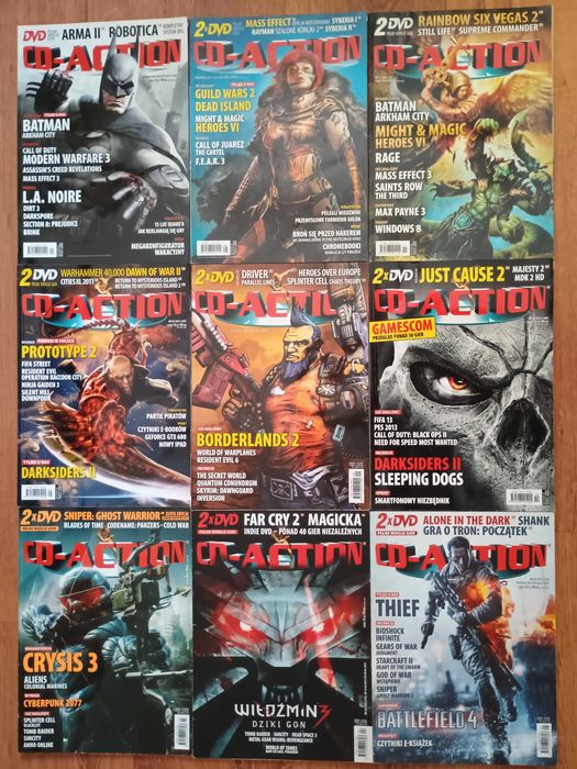 Czasopisma CD-Action 38 sztuk z lat 02-16
