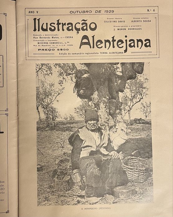 RARIDADE revista Ilustracao Alentejana 1929 n6 Vila de Redondo