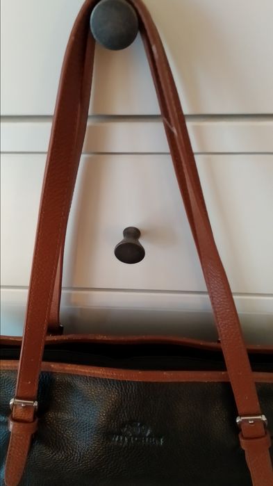 Torebka Wittchen czarno-brązowa skóra