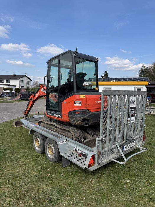 Sprzedam minikoparke 2,7t. Kubota KX27 rok 2018 +vat