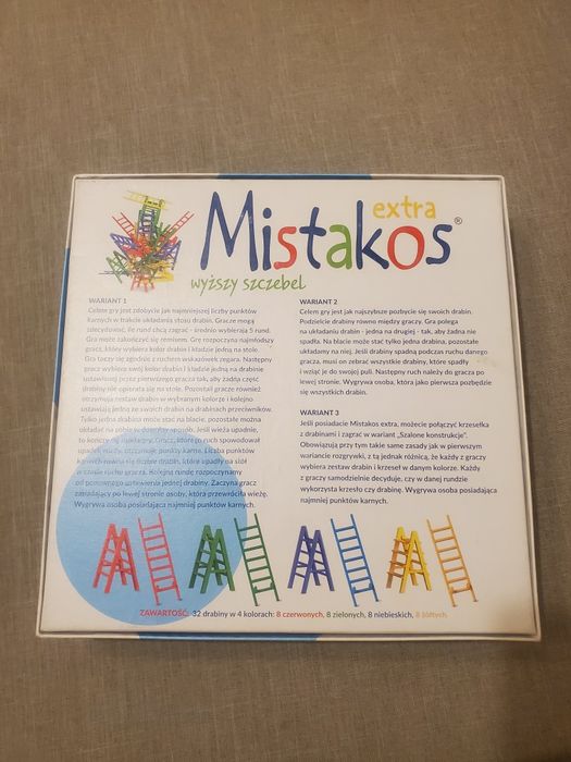 Gra towarzyska Mistakos drabiny stan idealny