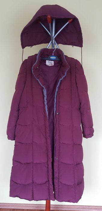 Płaszcz zimowy damski - pikowany