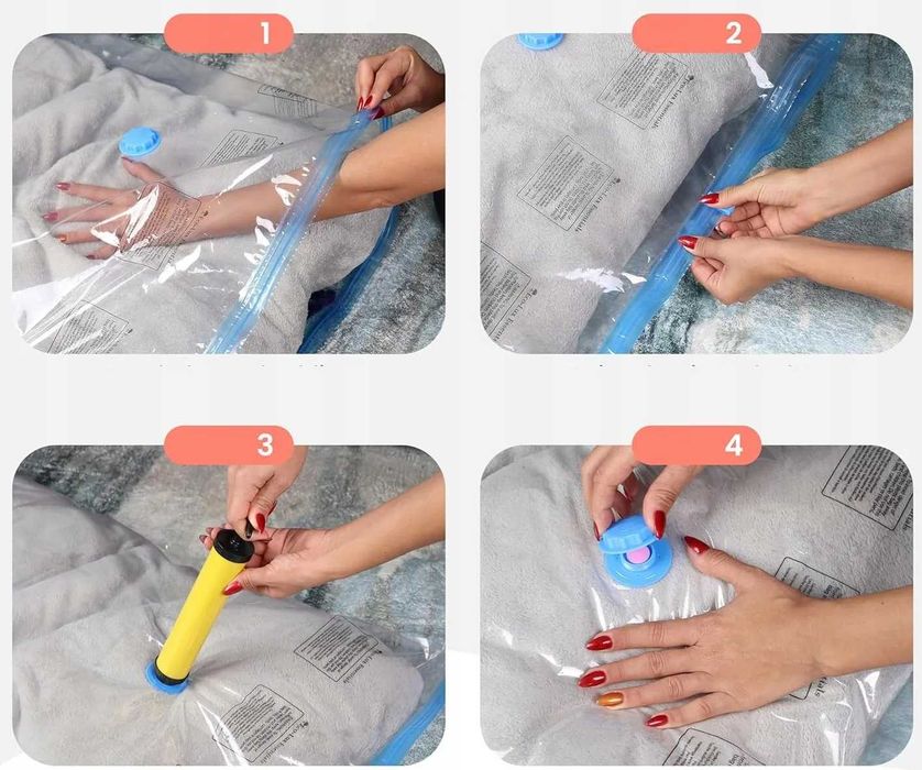 Worki Próżniowe Worek próżniowych na ubrania 80x60 5sztuk